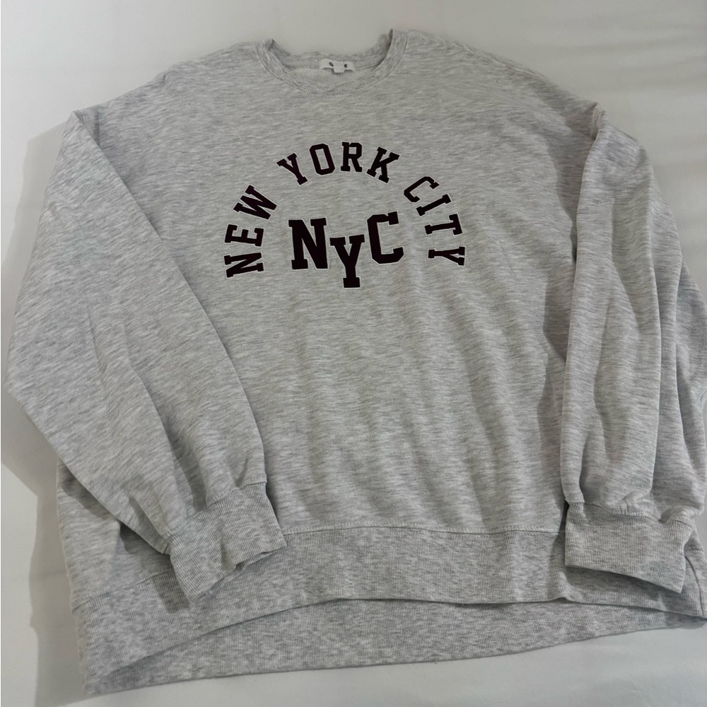 Garage Gray New York City Women's Crewneck Sweater
